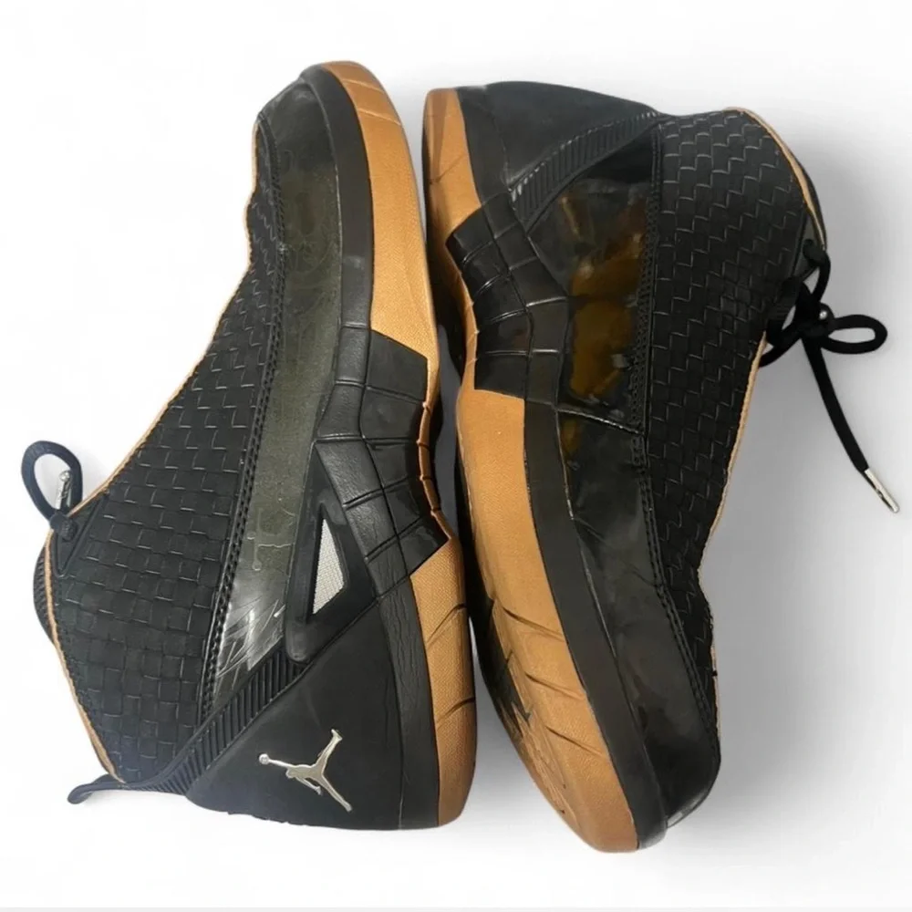 2008 Nike Air Jordan 15 Retro SE Black Miners Gold 317112-006 Size 9 (No Box)